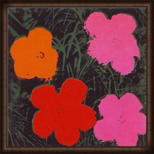 Flowers I(アンディ ウォーホル)額装済ポスター