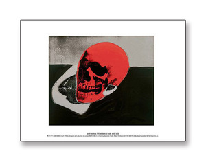 Skull (red) 1976 Exhibition/ウォーホル/アートポスター
