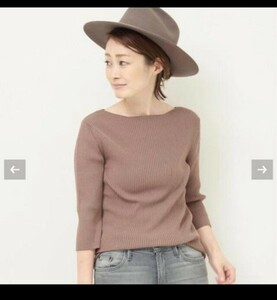 Deuxieme Classe【ドゥーズィエムクラス】☆EVERYDAY I LIKE. KNIT 美品ブラウン