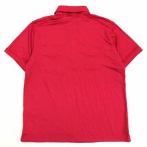 新品 UNIQLO ユニクロ 吸水速乾 ドライ メッシュ ポロシャツ XL 赤 レッド 半袖 特大 大きいサイズ 2L LL メンズ 紳士_画像2