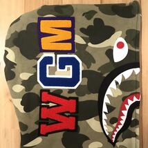 Beige camo シャーク パーカー Lサイズ shark full zip hoodie a bathing ape bape エイプ ベイプ アベイシングエイプ 迷彩 k32_画像3