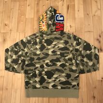 Beige camo シャーク パーカー Lサイズ shark full zip hoodie a bathing ape bape エイプ ベイプ アベイシングエイプ 迷彩 k32_画像5