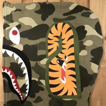 Beige camo シャーク パーカー Lサイズ shark full zip hoodie a bathing ape bape エイプ ベイプ アベイシングエイプ 迷彩 k32_画像4