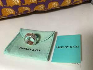 ★☆美品 TIFFANY&CO ティファニー アトラスワイドリング SV925 12号 Unisex 指輪☆★