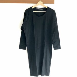  black bai Moussy new goods unused long sleeve Roo z tops cut and sewn black black tunic 