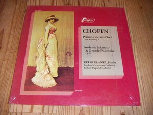 ●即決！LP：CHOPIN PIANO CONCERTO NO.1 PETER FRANKL ショパン ピアノ協奏曲第1番 ペーター・フランクル