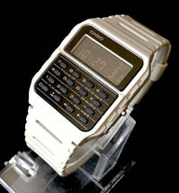 レア CASIO カシオ チープカシオ CA-53W ホワイト 動作品 時刻調整済 バックライト点灯 美品_画像1