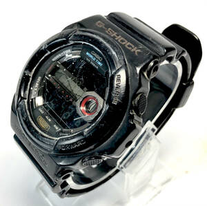 CASIO カシオ Gショック GLX-150 G-LIDE デジタル ラバー 黒 QZ メンズ腕時計 電池交換済 動作品 時刻調整済 バックライト点灯確認済 中古