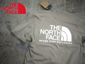 US購入 新品 メンズ XL/THE NORTH FACE THROWBACK TEE ノースフェイス バック ビッグプリント Tシャツ 半袖 / FLAX