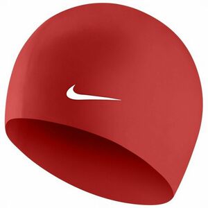 ■新品 即決■ ナイキ NIKE スウッシュ ロゴ シリコンキャップ 赤 スイムキャップ 水泳 プール 水泳帽子 ジム スイミングキャップ 