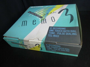  dead stock [SANYO/ Sanyo ] memo3 / memory san / Showa Retro / unused goods 