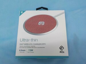 ワイヤレス充電パッド Qi Ultra-thin Wireless Charger Pad DTP1 超薄型 Qi対応 未開封