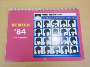 タレントグッズ ビートルズ 1984年 リングカレンダー BEATLES