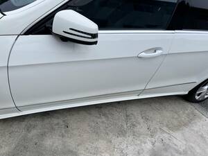 H22 year Benz E350 212024C Blue TEC avantgarde left front door C650 hinge small deformation? * door mirror attached doesn't do *