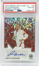 【PSA10】ベッカム David Beckham 2020-21 Panini Mosaic Euro Scripts Circles Auto 直筆サイン Gem Mint_画像1