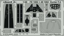 エデュアルド ズーム1/48 FE1082 Hawker Hunter F.4 for Airfix kits_画像1