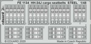 エデュアルド ズーム1/48 E1134 Sikorsky HH-34J cargo seatbelts for TRUMPETER kit