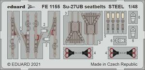 エデュアルド ズーム1/48 FE1155 Sukhoi Su-27UB seatbelts for Great Wall Hobby kits