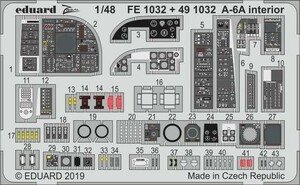 エデュアルド ズーム1/48 FE1032 A-6A Intruder interior for Hobby Boss kits