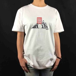 新品 バンクシー BANKSY Sale Ends Today 社会風刺 ストリート アート Tシャツ S M L XL ビッグ オーバーサイズ XXL~5XL ロンT パーカー 可