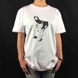 新品 セクシー ピンナップガール ガーターベルト メイド コスチューム Tシャツ S M L XL ビッグ オーバーサイズ XXL~5XL ロンT パーカー 可