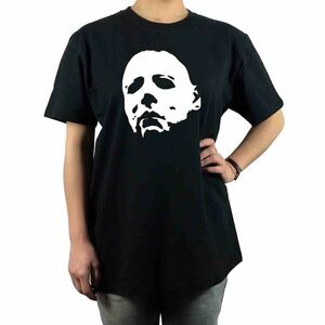 Art hand Auction Neues Boogeyman Halloween Michael Myers Horrorfilm-Schablonen-T-Shirt SML XL Big Oversize XXL~5XL Langes T-Shirt Hoodie, Kunstwerk, Malerei, Grafik