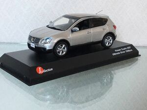 送料無料　1/43 日産　デュアリス　ミニカー　京商 KYOSHO NISSAN DUALIS 2007 J-collection アルティメットシルバー