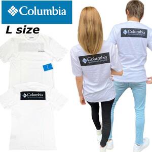コロンビア Tシャツ 半袖 バックロゴ 1834041100 ホワイト Lサイズ ユニセックス COLUMBIA MENS NORTH CASCADES T-SHIRT 新品