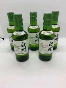 ウイスキー白州 ミニボトル シングルモルトウイスキー ノンビンテージ 180ml5本セット