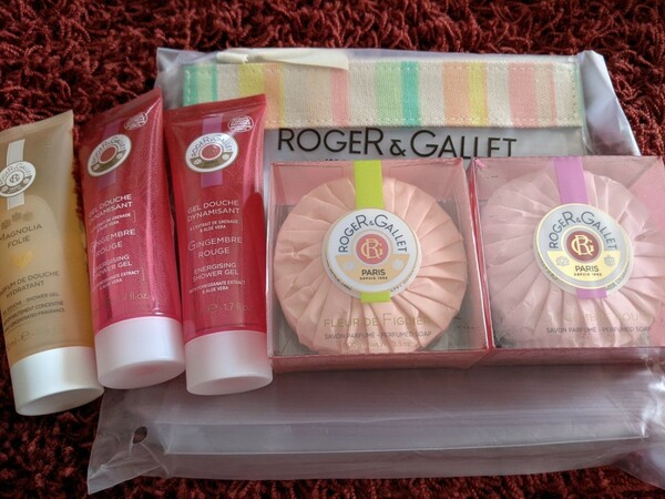 ロジェ・ガレ ROGER＆GALLET シャワージェル ソープ ポーチ セット