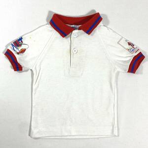 ■ 赤ちゃん用 80s 80年代 USA製 ビンテージ OSHKOSH B'GOSH オシュコシュ ラグラン ポロシャツ アメカジ ワーク 子供用 キッズ BABY ■