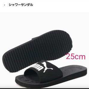新品。 PUMA プーマピュアキャットサンダル 25cm シャワーサンダル ブラック
