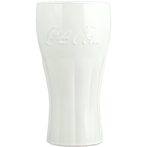 Coca-Cola コカ・コーラ プレミアム・ジニュイングラス（ホワイト） 370ｍ フランス製 コップ
