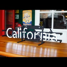 アメリカンネオンサイン CALIFORNIA カリフォルニア 文字デザイン 縦17×横53cm 西海岸 インテリア ガレージ ネオ_画像6