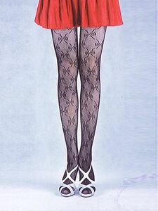  net tights design type black SY08-51