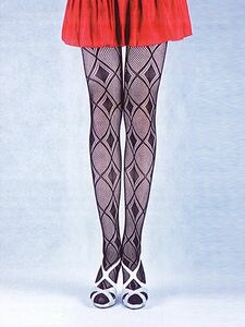  net tights design type black SY08-44