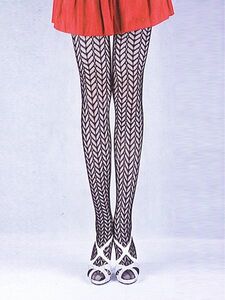  net tights design type black SY08-73