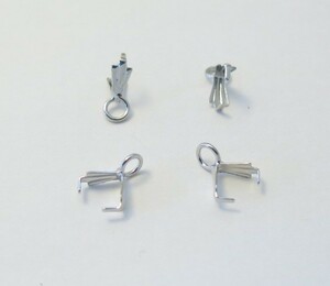 バチカン 3x10mm 10個入り 銀色 m-Akan-3 アクセサリ金具