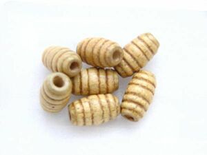  wood beads 21x13mm oval * natural approximately 10 piece 73X-OR