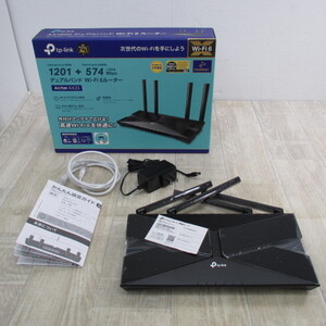 6028PS【未使用】TP-Link WiFi ルーター WiFi6 PS5 無線LAN 11ax AX1800 1201Mbps (5GHz) + 574Mbps (2.4GHz) OneMesh対応 Archer AX23/A