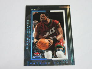 PATRICK EWING　パトリック・ユーイング　2001　FLEER GENUINE 　激レア　マジックに移籍寸前　光沢カード