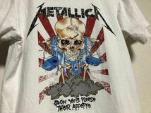 【送料込み】METALLICAメタリカagainstアゲインスト半袖プリントTシャツバンドTシャツ_画像7