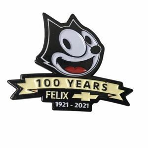 送料込　100th Anniversary Felix Chevrolet Black Pin ピンバッジ　フィリックス　シボレー　インパラ　ハイドロ　ローライダー　クローム