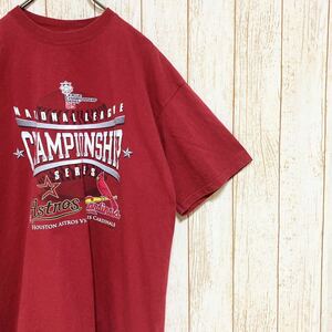 MLB 2005 NationalLeague Championship ナショナルリーグチャンピオンシップ プリント Tシャツ XL メジャーリーグ USA古着 アメリカ古着