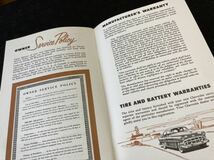 1954 CHEVROLET シボレー パッセンジャーカー オーナーズマニュアル Guide! 本国英字！車載！ 210x135 33P 新品未使用品_画像10