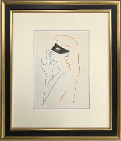 【特価】 ≪ ジャン コクトー ≫ オリジナル リトグラフ【石版画】 ⅩⅩⅣ 1957年 JEAN COCTEAU