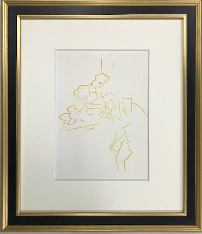 【特価】 ≪ ジャン コクトー ≫ オリジナル リトグラフ【石版画】 ⅩⅩⅧ 1957年 JEAN COCTEAU