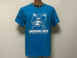 ★USED/LIMESTONE CREEK/HANES/ANIMAL/PRINT T-SHIRTS/古着/ヘインズ/動物/プリントＴシャツ/Ｓサイズ★