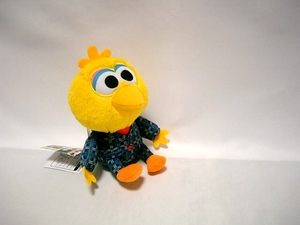 * unused *[ John hyon× Big Bird ]SHINee × Sesame Street largish mascot * soft toy * paper tag attaching *