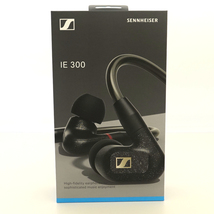 *1833【１円開始】ジャンク扱い Sennheiser ゼンハイザー 有線イヤホン IE 300 ダイナミックカナル型 MMCX高遮音性 ブラック_画像1